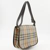 BURBERRY Nova Check Shoulder Bag beige canvas/leather Women Used