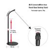 Space-Saving Universal Stand with Metal Base for Phone, Tablet, Fill Light - Adjustable 1/4 Screw Mount