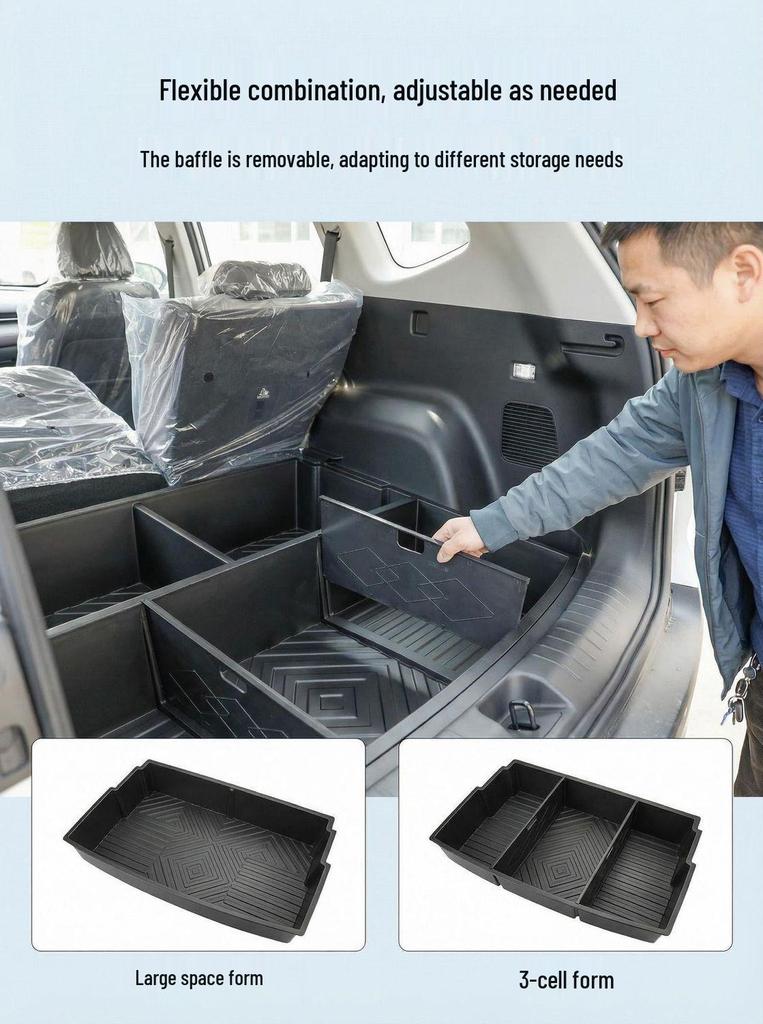 Wuling Xingguang 560 Hidden Trunk Compartment: Large Capacity Storage Box