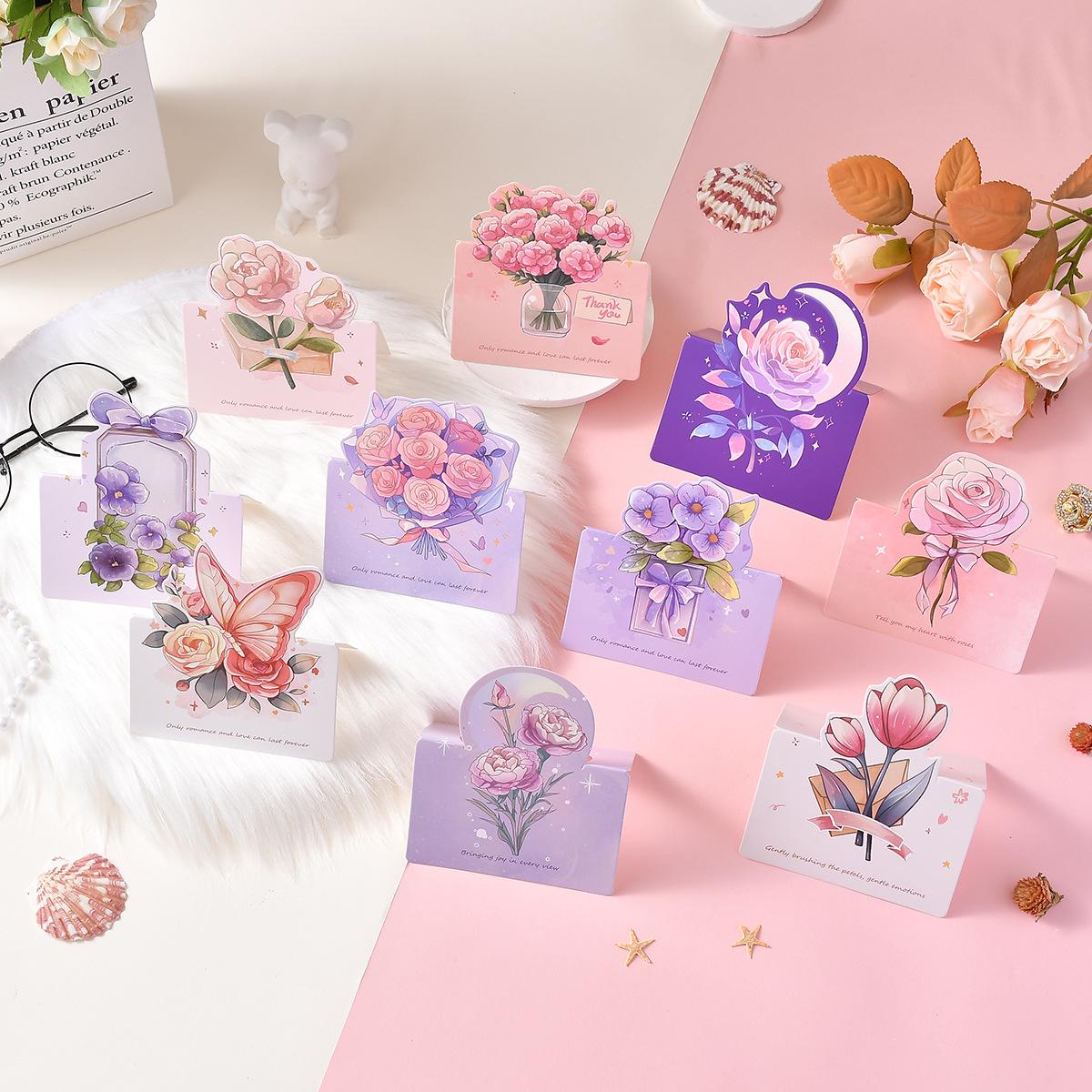 

3D Цветочная открытка для дня рождения или Дня учителя - Простая и креативная