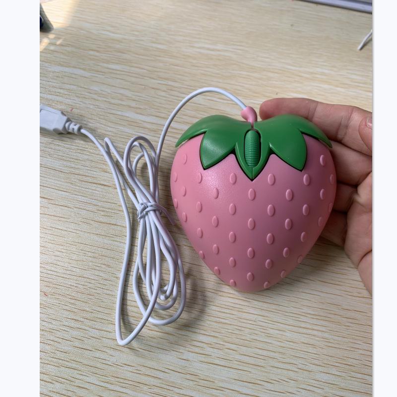 

Дротова мишка Strawberry - милий творчий подарунок H-L019 рожевий