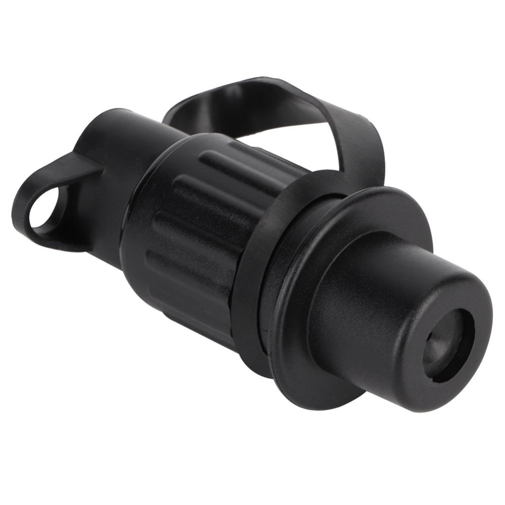 Trailer Adapter Black Trailer Plug Plastic 3 Pin Wiring Connector Trailer Socket Trailer Wiring