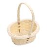 Multi Functional Storage Basket Wicker Flower Basket with Handles Handwoven Baskets Versatile Decoration Thoughtful Gift