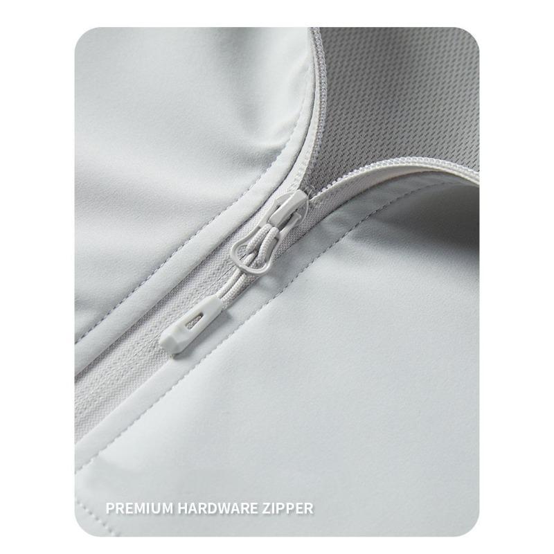 Men Spring Autumn Outdoor Climbing Windproof Waterproof Softshell Jacket Hooded Running Sportswear Coat