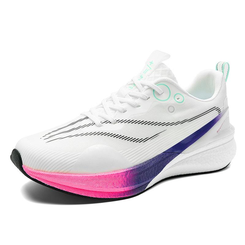 Chitu 8pro real explosive carbon plate breathable friction sound running shoes for men and women with the same lightweight cushioning rebound sports