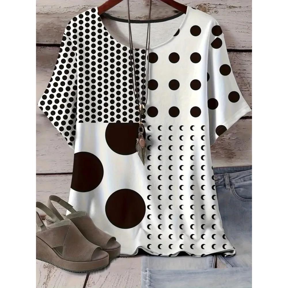 Daily Simple Women's Top Fashion Versatile Short Sleeve Casual Loose T-Shirts Women’s