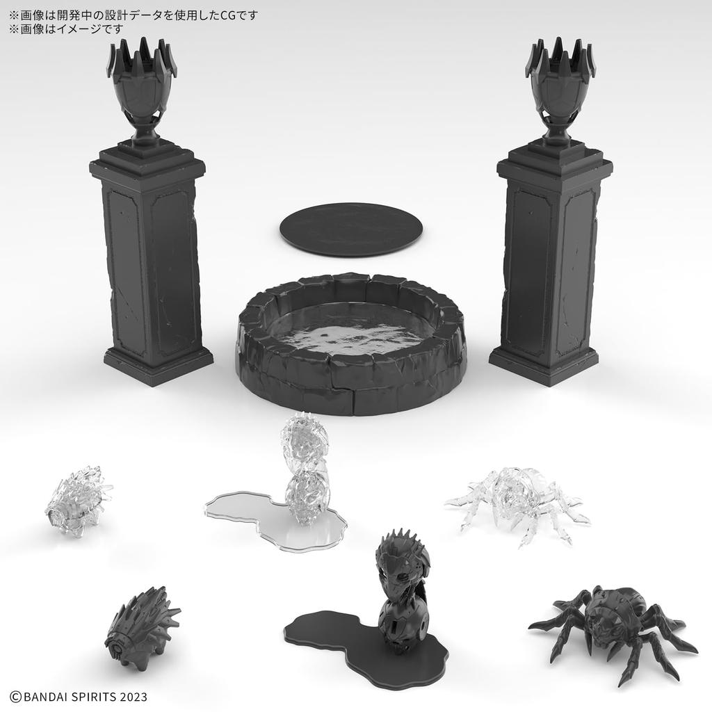 BANDAI SPIRITS 30MF Customizable Structure 3 Plastic Model Kit Pre-colored