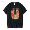 Camiseta Premium Ringu O Chamado Sadako Samara Ilustrada manga longa ou curta vintage Lavada Ligeiramente Versátil Unissex