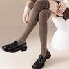 Sommer Dünne Über Knie Socken Dehnbar Locker Baumwolle Oberschenkelhohe Socken Für Frauen Jk Mode Gestapelte Socken Schlankmachende Lange Socken