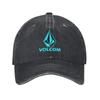 Custom Unisex Cotton Volcoms Logo Baseball Cap Adult Adjustable Dad Hat Women Men Sun Protection Snapback Hats