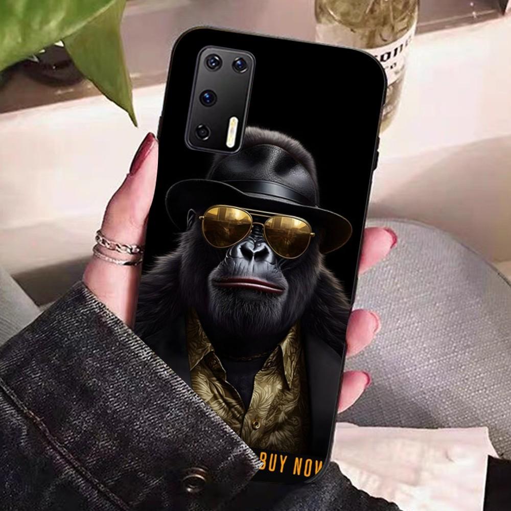 COOL Monkey Gorilla Ape Phone Case For Huawei P 8 9 10 20 30 40 50 Pro Lite Psmart Honor 10 Lite 70 Mate 20lite