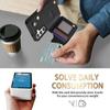 For Samsung Galaxy S24 Case with Wrist Strap Card Slots Rhombus Leather+TPU Phone Cover