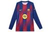 FC Barcelona 2025/26 Tricou de Joc Acasă pentru Bărbați Nike Dri-FIT Fotbal Replica cu Mânecă Lungă HJ4611-456