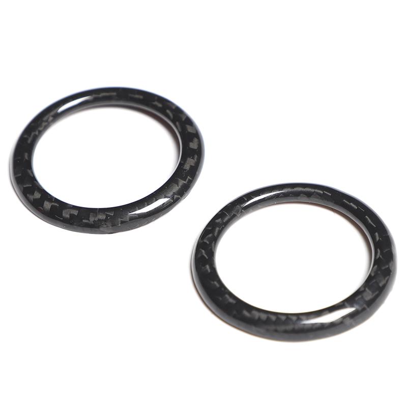 

For Abarth 595 695 2016-2025 2025 2025 For Fiat 500 2007-2025 Real Carbon Fiber Manual Automatic Car Gear Shift Ring Trim