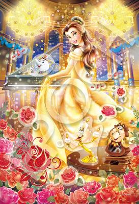 Epoch 300-Piece Jigsaw Puzzle Belle -Dreamy Dance- Pop-Up Puzzle Decoration (26x38cm)