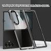 Fashion Ultra Thin Electroplated Transparent Phone Case For Samsung Galaxy Z Fold 7 6 5 With Hinge Shockproof Protection Cover