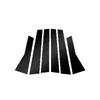 Car Door Window Trim Cover for Subaru Forester SK ~2024  Carbon Fiber Black Chrome Sticker Pillar Posts Decal Accessorie