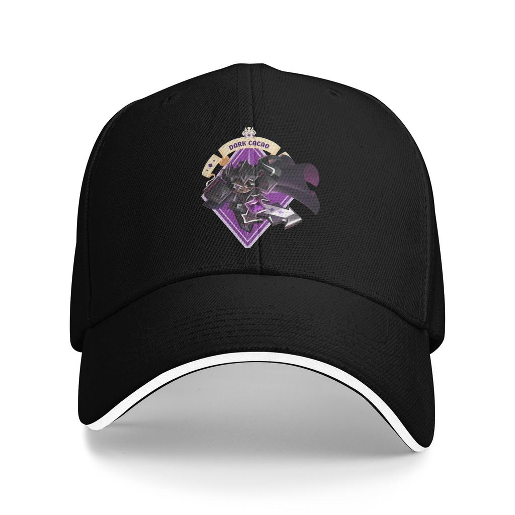 Shadow Milk Cookie Baseball Caps Fashion Cookie Run Kingdom Sandwich Hat Unisex Women Adjustable Headwear Outdoor
