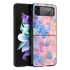 Handyhülle für Samsung Galaxy Z Flip 3 4 5 6 Faltbar Schwarze Schale Schöne Rosegold Kunst Für Samsung Z Flip4 Flip5 PC Hartschalenabdeckung