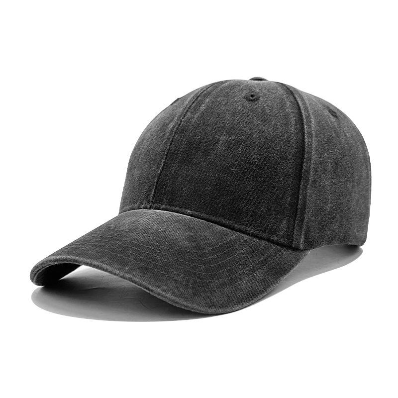 2024 Summer Distressed Washed Cotton Baseball Cap, 38 Colors, Custom Embroidery, Sunshade & UV Protection