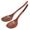 Head Eco-friendly Coffee Teaspoon Wood Handle Kitchen Wooden Spoon Soup Spoon Utensils Tableware
