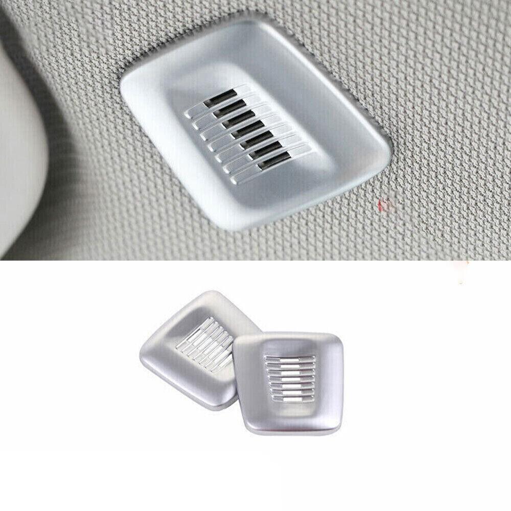 2014-2018 For BMW X5 X6 F15 F16 Matte Silver Speaker Audio Surround Trim Cover