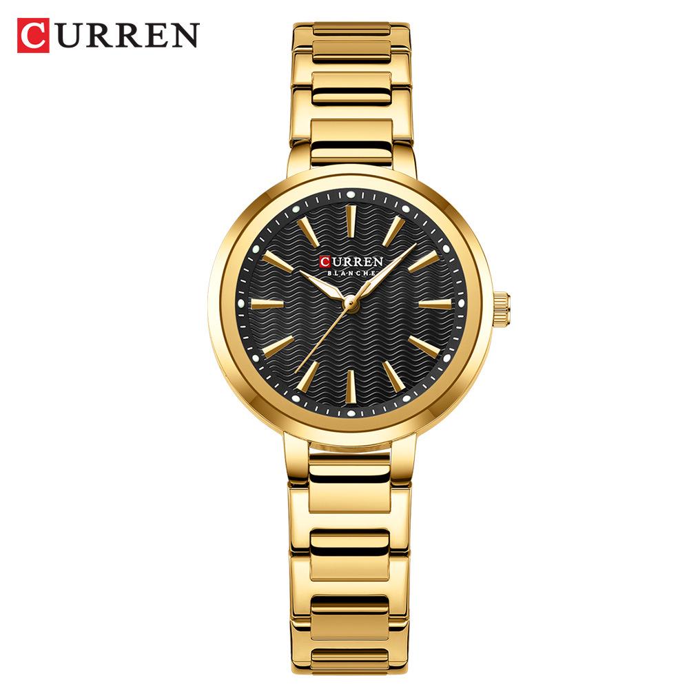 CURREN 9109 Women's Waterproof Quartz Watch - Simple, Casual Design with Small Dial