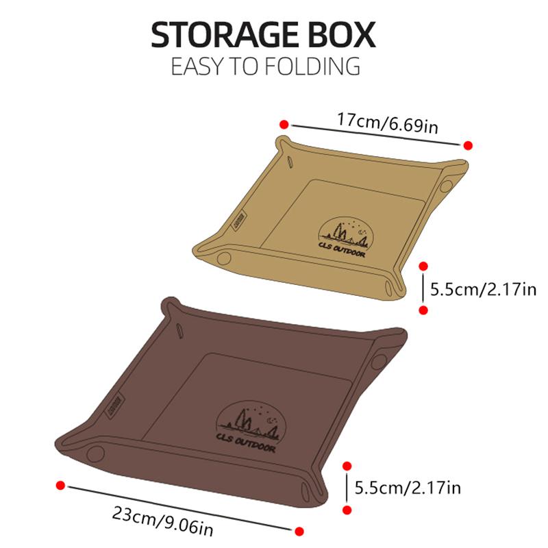 Nordic Style Storage Tray Desktop Organizer For Key Jewelry Cosmetic Storage Box Folding Organizer Home Decor Camping Gadget