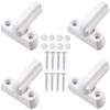 1Set-4Set Plastica UPVC Serratura a T Sicurezza Bambini Finestra Porta Battente Serratura Maniglia Tipo Sicurezza Finestra Casa Leva Porta T Balcone Serratura