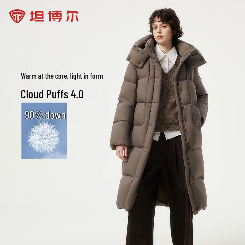 

Tanboer Women s Mid-Length Hooded Puffer Down Jacket 530850V 170