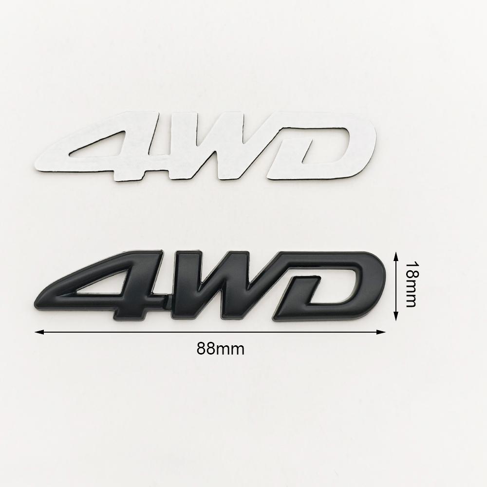 3D Metal Black HYBRID SYNERGY DRIVE V8 LIMITED AWD 4WD Logo Emblem Car Sticker Fender Trunk Badge For  RAV4 RS Accessories