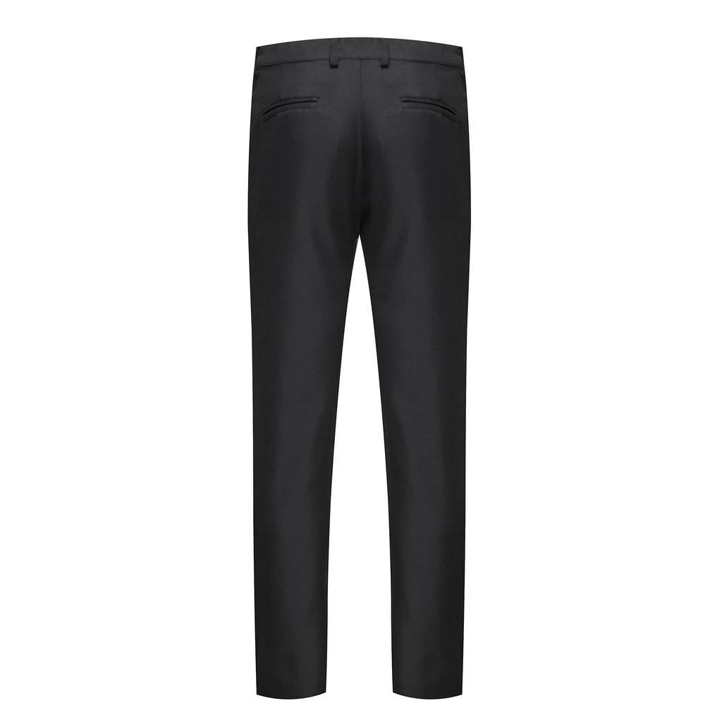 Men's Slim Straight Korean Fashion Business Casual Trousers - Solid Color