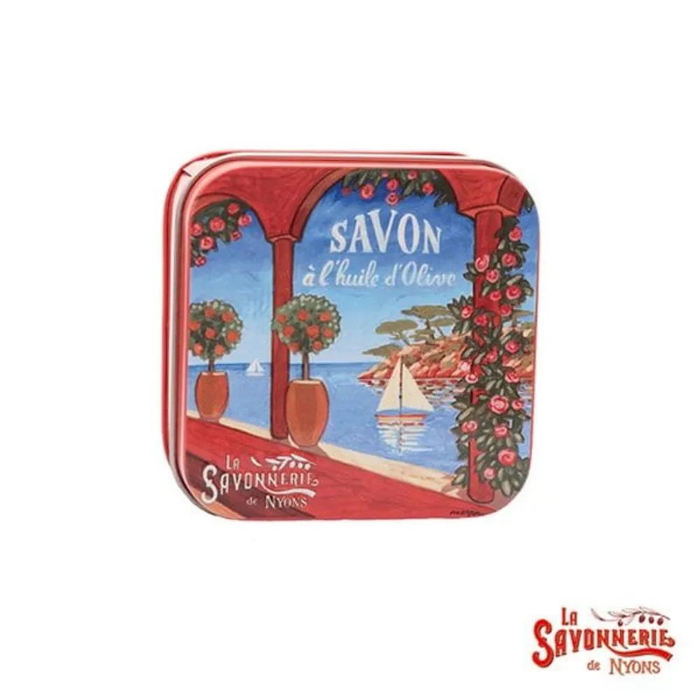 La Savonnerie De Nyon Tin Case Soap 100g Lavender Scent