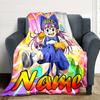 Customiz Name Personality Arale Norimaki Blanket Soft &Warm Sofa Office Bed Travel Lunch Break Blanket, Gift Suitable for All Seasons