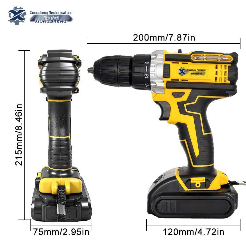 Lithium Battery Multifunctional Electric Hand Drill Set