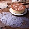 4Pcs/lot Plastic Cake Stencils Flower Spray Stencils Birthday Cake Mold Decorating Bakery Tools DIY Mould Fondant Template