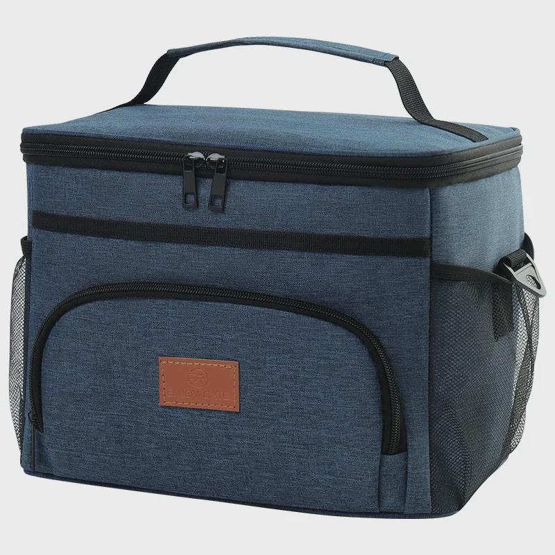 Cross-Border Leak-Proof PEVA Lunch Box Bag: Thick, Large Capacity, Portable & Insulated for Outdoor Use