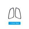2Pcs Carbon Fiber Two Door Car Interior Handle Cover Decals Trim Door Bowl Stickers for BMW E92 E93 3 Series 2005-12