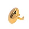 18K Gold Plated Oval Open Ring - Minimalist, Waterproof, Polished Stainless Steel Jewelry for Women