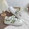 Retro Big Head Shoes Children's Spring and Autumn New Plaid Platform White Shoes Versatile Casual Board Shoes