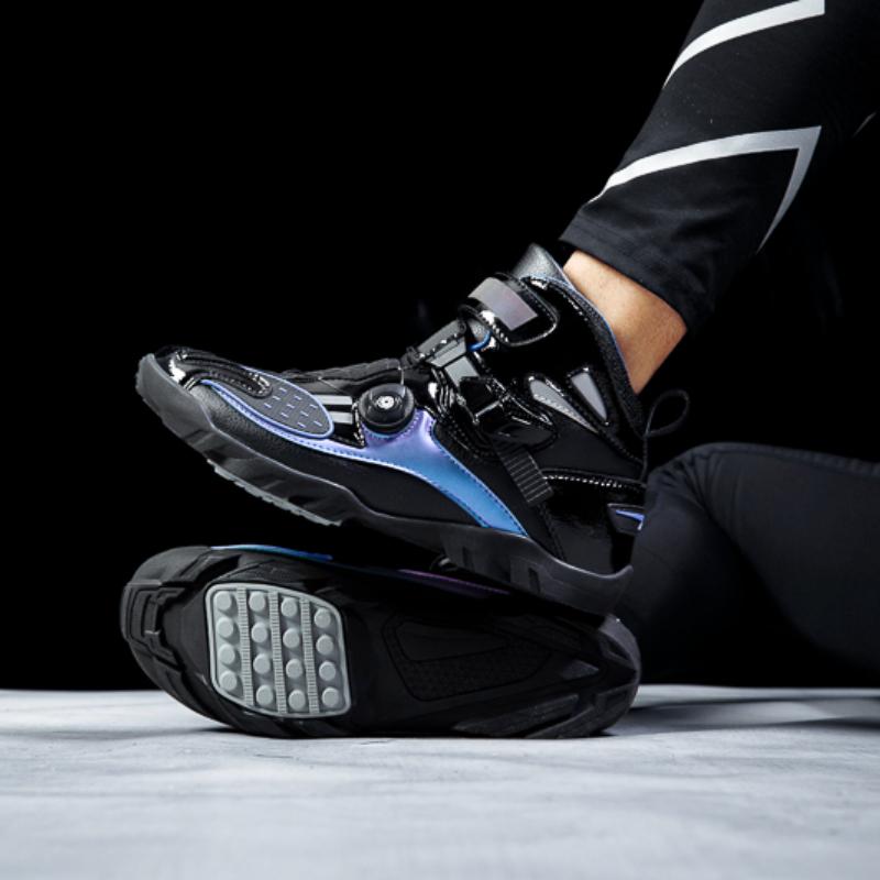 37-48 Pánské/Dámské Vysoké Motocyklové Boty Motocyklové Boty Otočný Knoflík Suchý Zip Cyklistické Boty