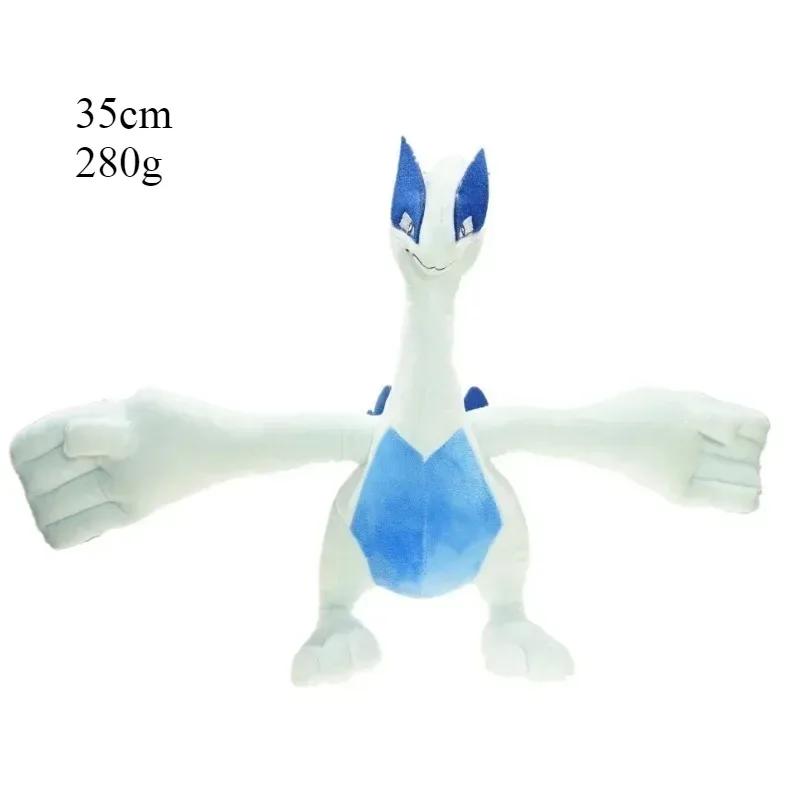 15/35cm Pokemon Cartoon Lugia Plush Toy Anime Lugia Soft Stuffed Plushies Pillow Doll Room Decoration Boys Girls Holiday Gift