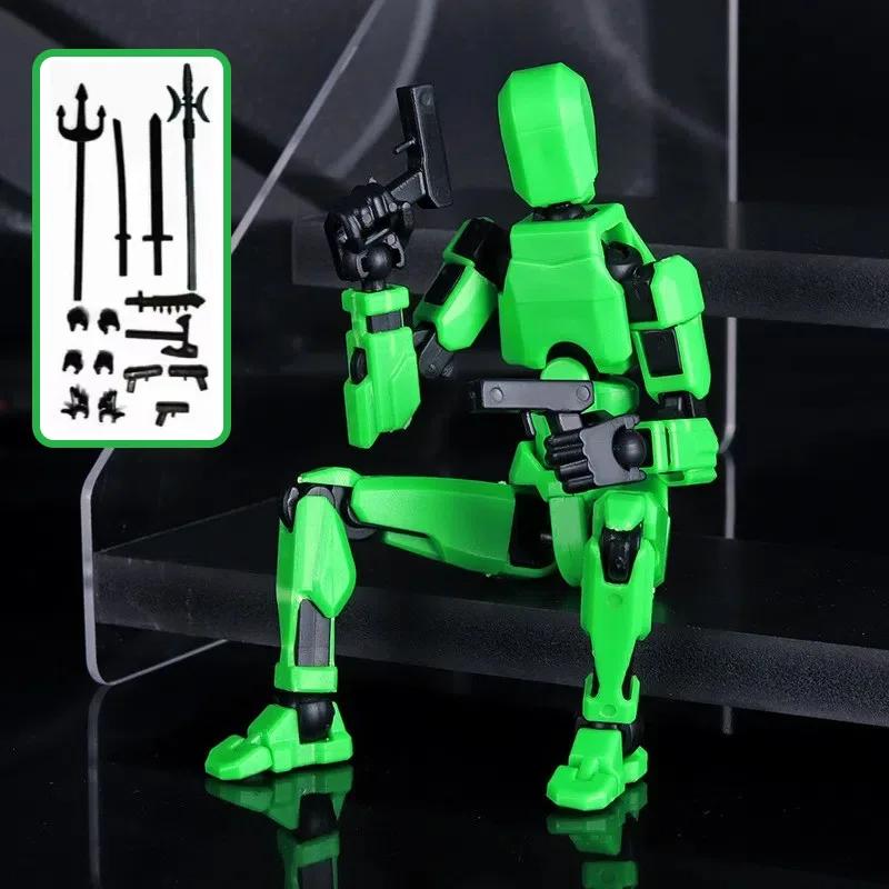 Lucky Puppets 13 Doll,Multiple Styling Combinations Robot Model,Cheap Holiday Gift,Cool Robot Doll Desktop Decoration