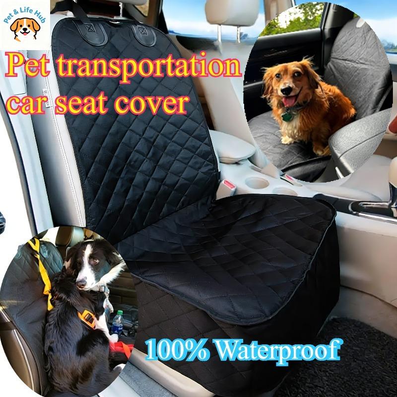 100% Wasserdichte Hund Autositzbezug Haustier Katze Transportbox Matte Vordersitzschutz für Autos LKW SUV Haustierzubehör