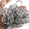 20-200Pcs Stainless Steel Open Jump Rings Single Loops Split Ring Connector For Bracelet Jewelry Making Findings DIY Accessories