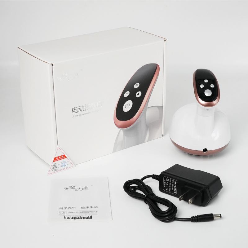 Handheld EMS Vibration Red Light Meridian Massage Brush Domestic Specification белый