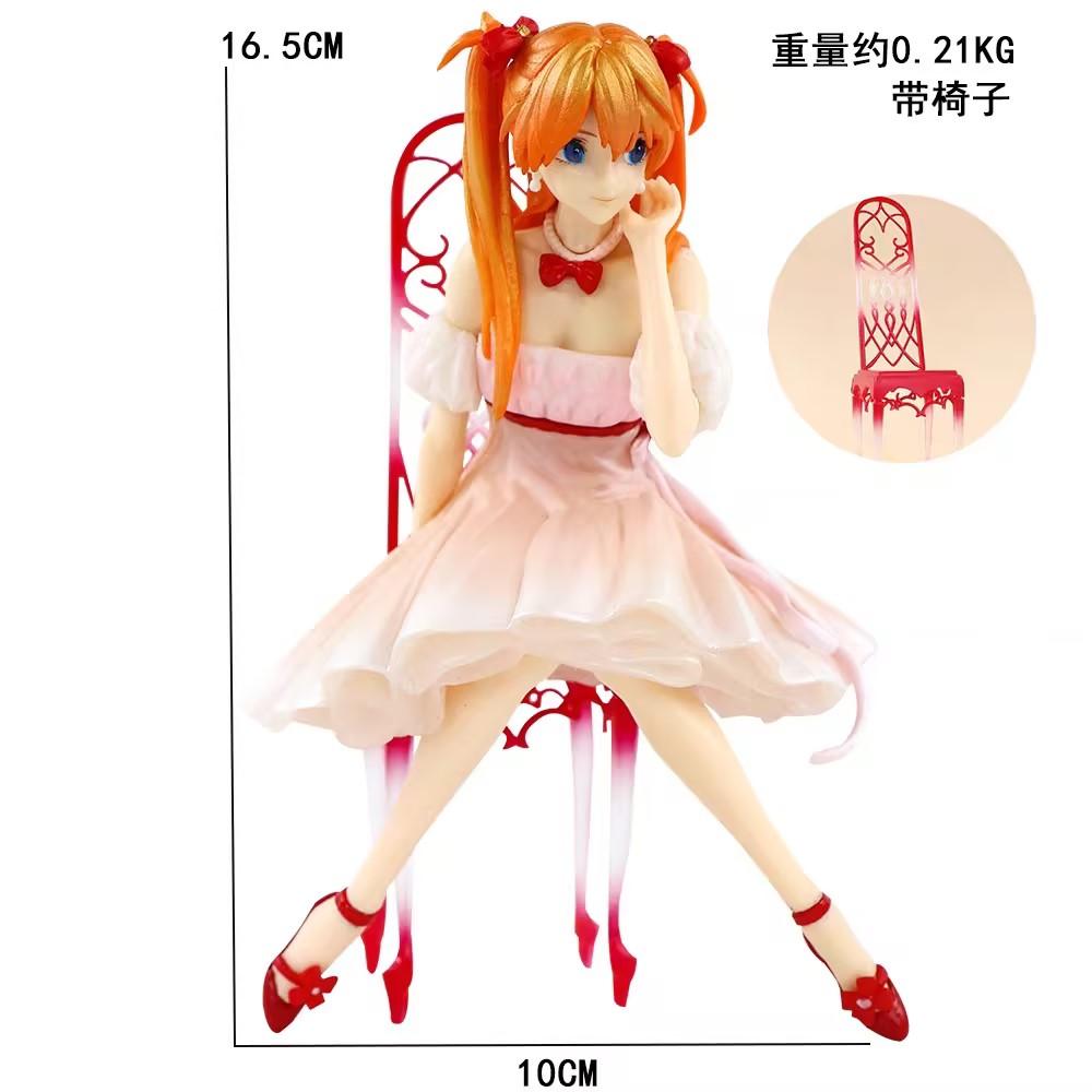 Anime Shin Seiki Evangelion Souryuu Asuka Langley Figure Ayanami Rei 1/7 Whisper of Flower Ver Model Toy Gift Action Figure