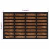 VidaXL Rectangular Doormat, Non-Slip Floor Mat, Entrance Door Mat Garden, Modern, 45x75 Cm Rubber and 155665