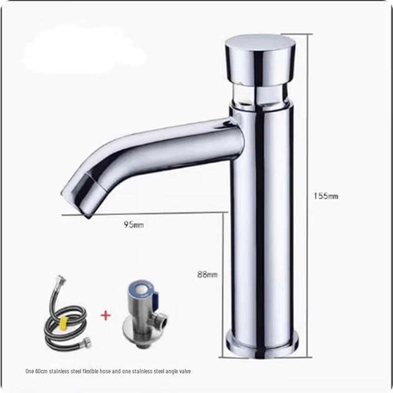 TLXT Medium-High Automatic Single Cold Basin Faucet