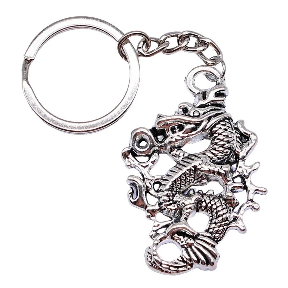 

Брелки в виде дракона и змеи, аксессуары, ювелирные изделия для женщин, размер кольца 28 мм A11-1pcs-50x35mm